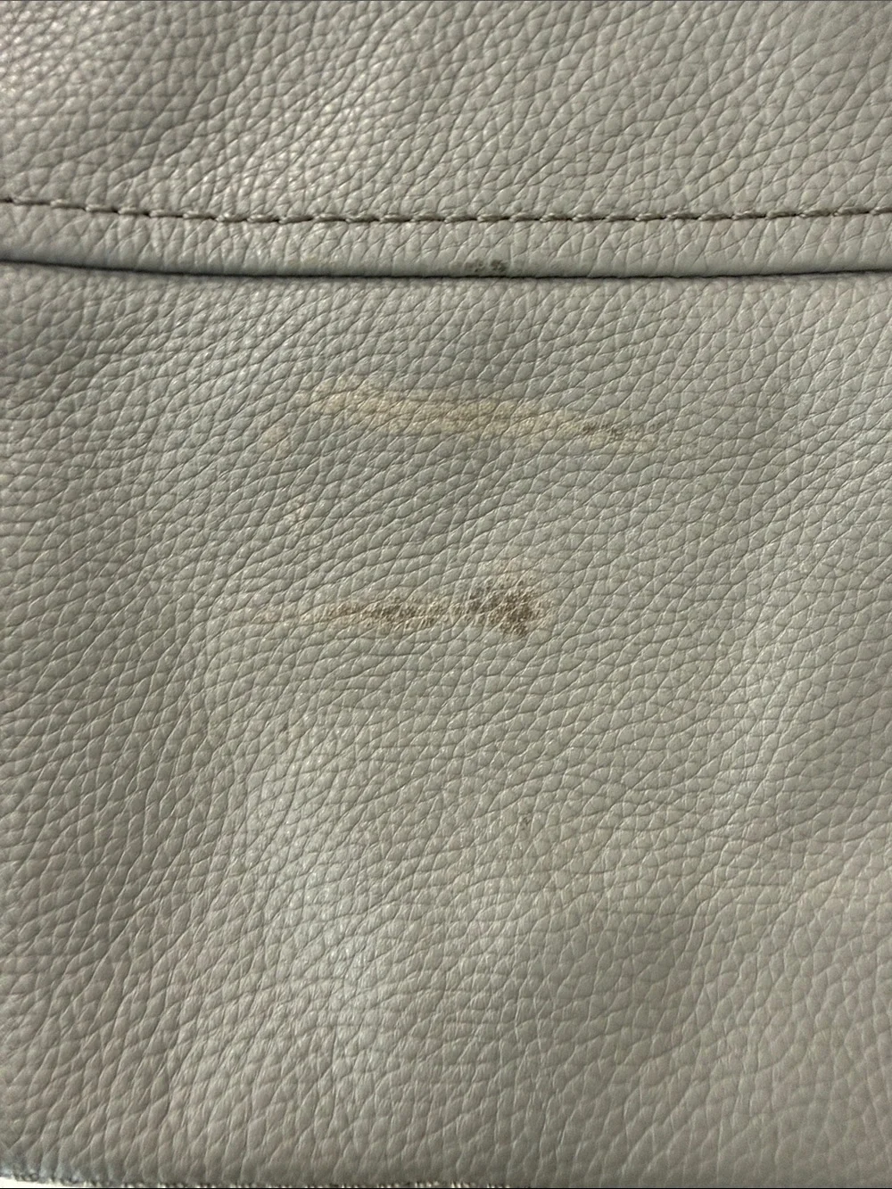kate spade Gray Pebbled Leather Crossbody with Gold Hardware